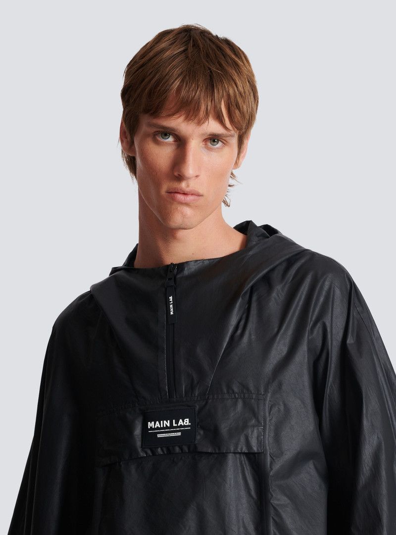 Balmain o1y0426 Size : M / Shell Cape in Black Size ONE SIZE - 2 Thumbnail