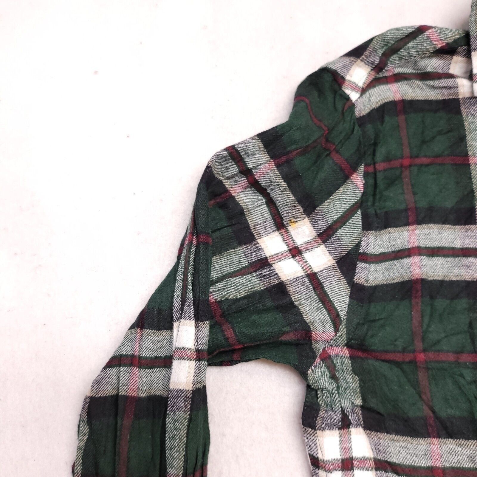 Croft & Barrow Croft & Barrow Tartan Flannel Shirt Mens Size Large L Green Size US L / EU 52-54 / 3 - 4 Thumbnail