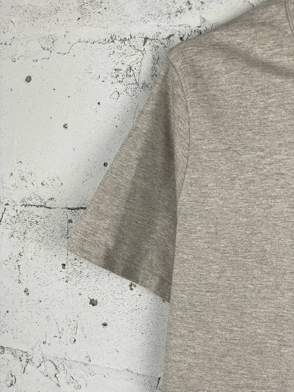 Designer × Folk Folk Grey Organic Men’s Embroidered Logo T Shirt Size L Size US L / EU 52-54 / 3 - 5 Thumbnail