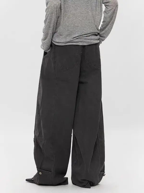 Jean Street washed and distressed lumberjack hip hop Y2K jeans Size US 30 / EU 46 - 8 Thumbnail