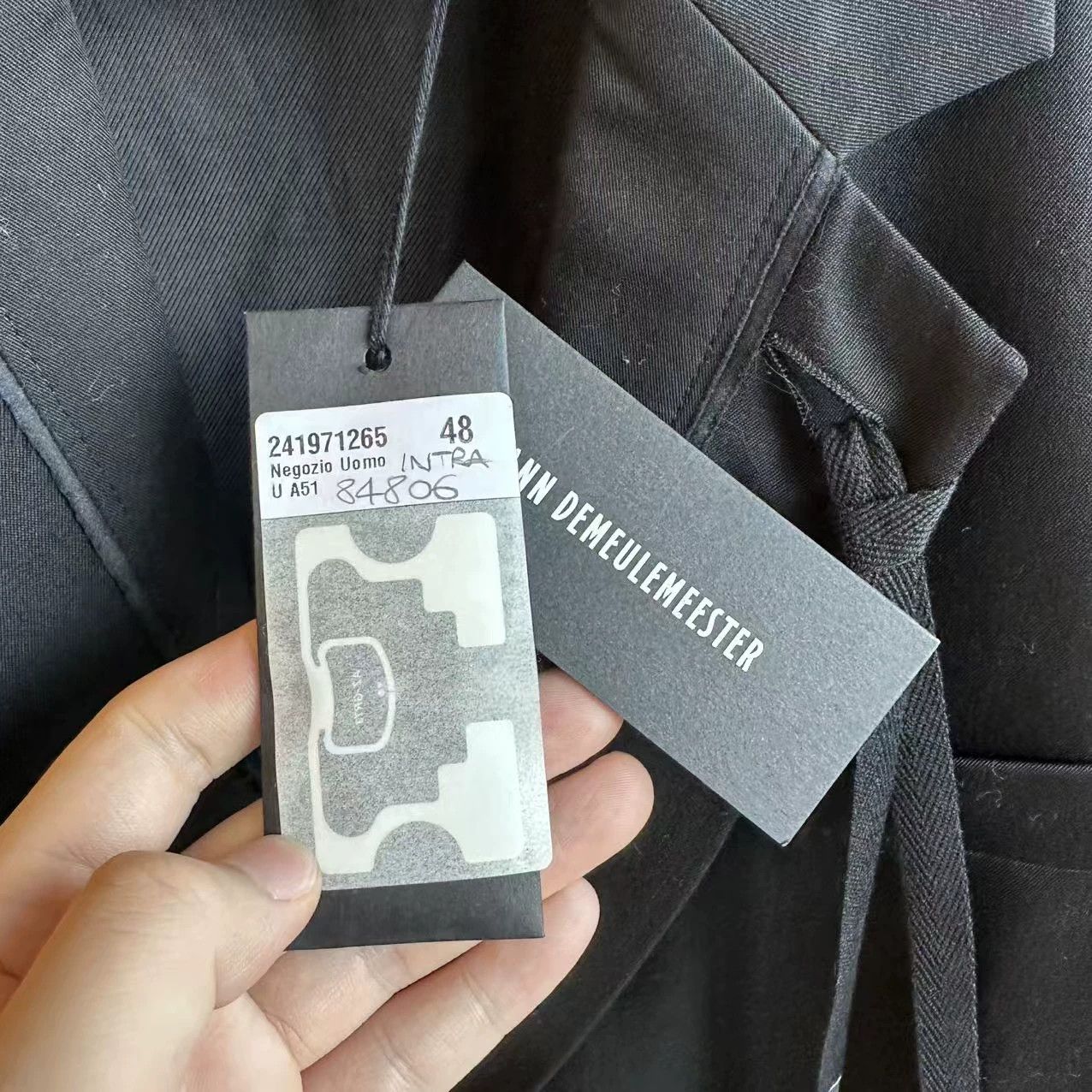 Ann Demeulemeester Ann Demeulemeester black loose tailored blazer 48 Size 48S - 6 Thumbnail