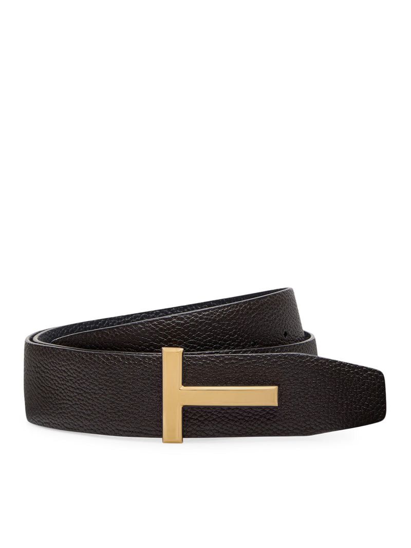 Tom Ford Ridge T leather belt Size ONE SIZE - 1 Thumbnail