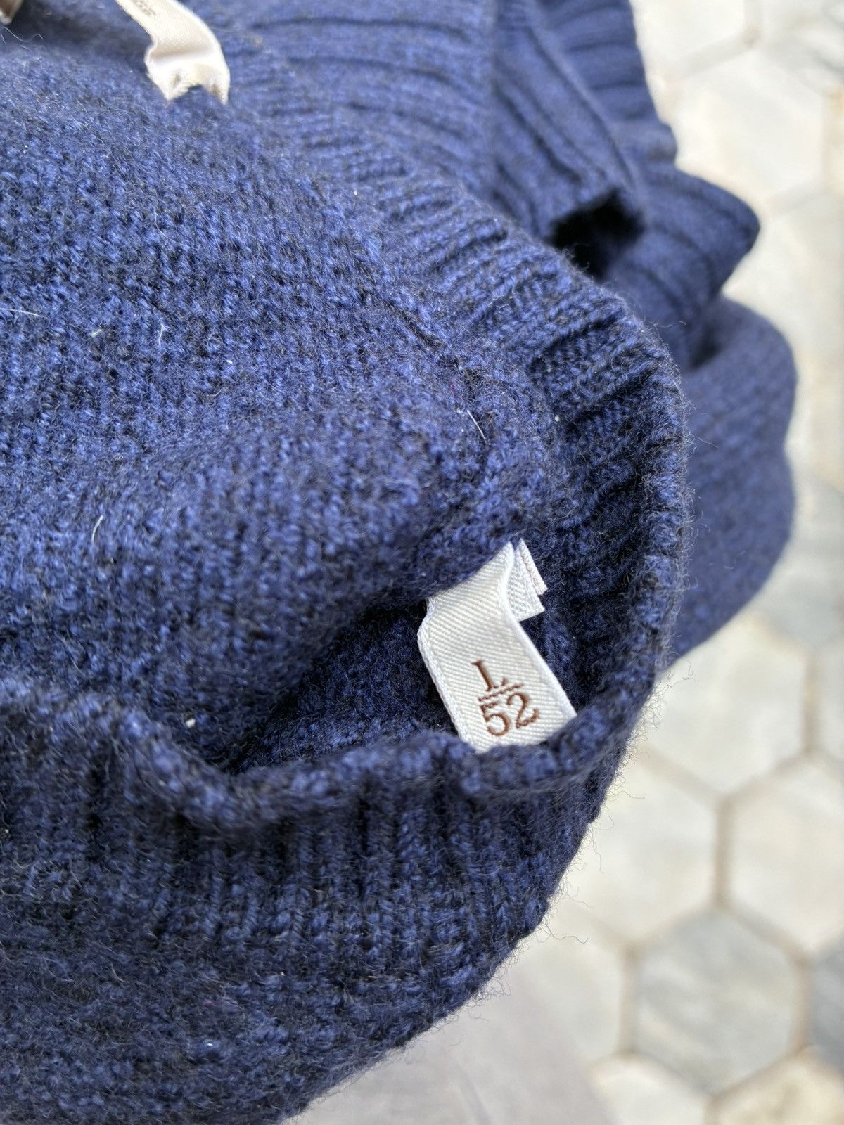 Ermenegildo Zegna ERMENEGILDO ZEGNA PURE WOOL VNECK KNITTED JUMPER Size US L / EU 52-54 / 3 - 9 Thumbnail