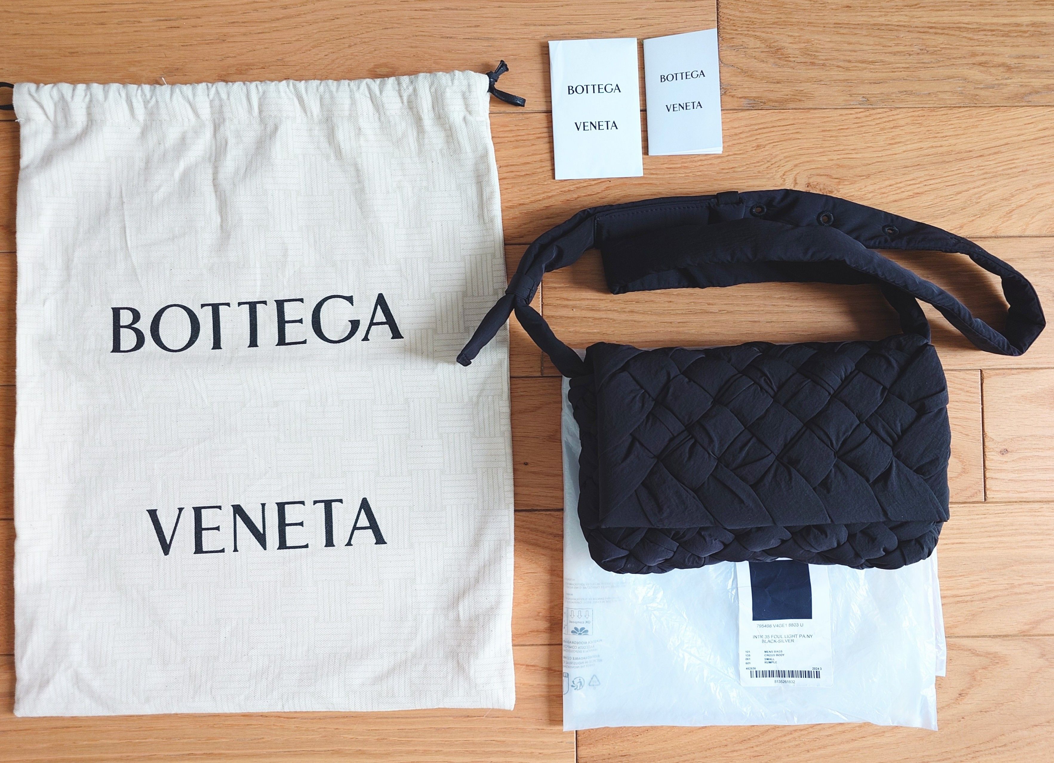 Bottega Veneta Bottega Venata Rumple Bag Black Size ONE SIZE - 12 Thumbnail
