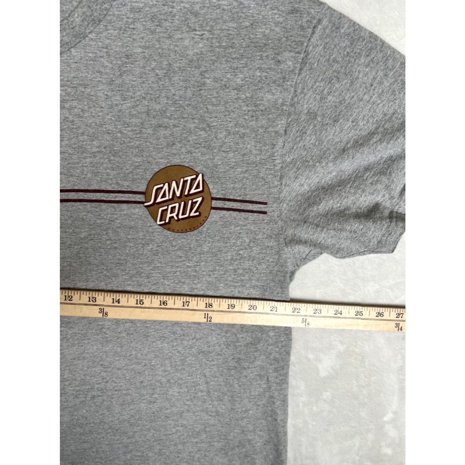 Vintage VINTAGE Santa Cruz T-Shirt XL Men Gray OG Logo 90s Y2K Skateboard Short Sleeve Crew Neck Size US XL / EU 56 / 4 - 4 Thumbnail