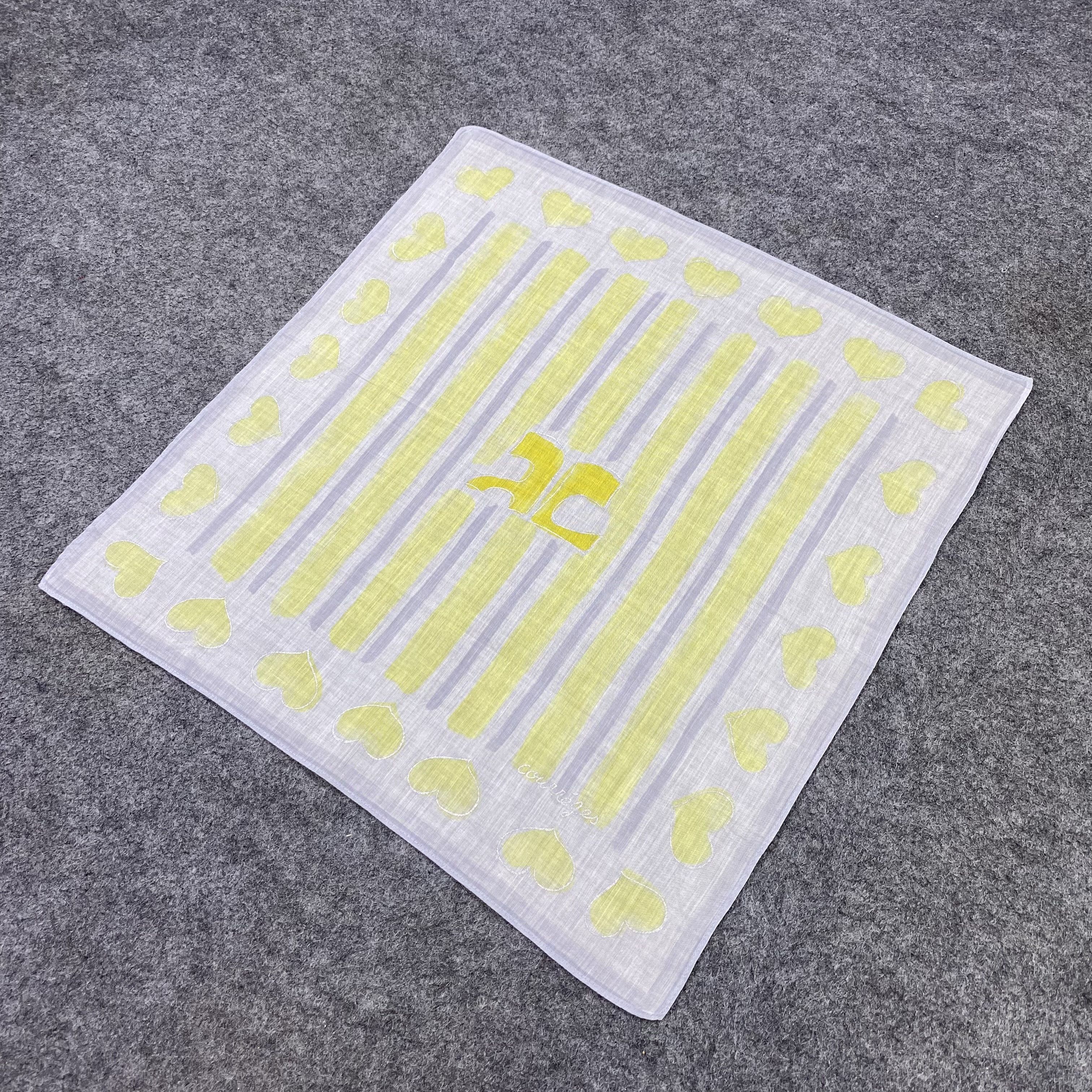 Courreges Courreges Handkerchief / Bandana / Neckerchief-B2174 Size ONE SIZE - 4 Thumbnail
