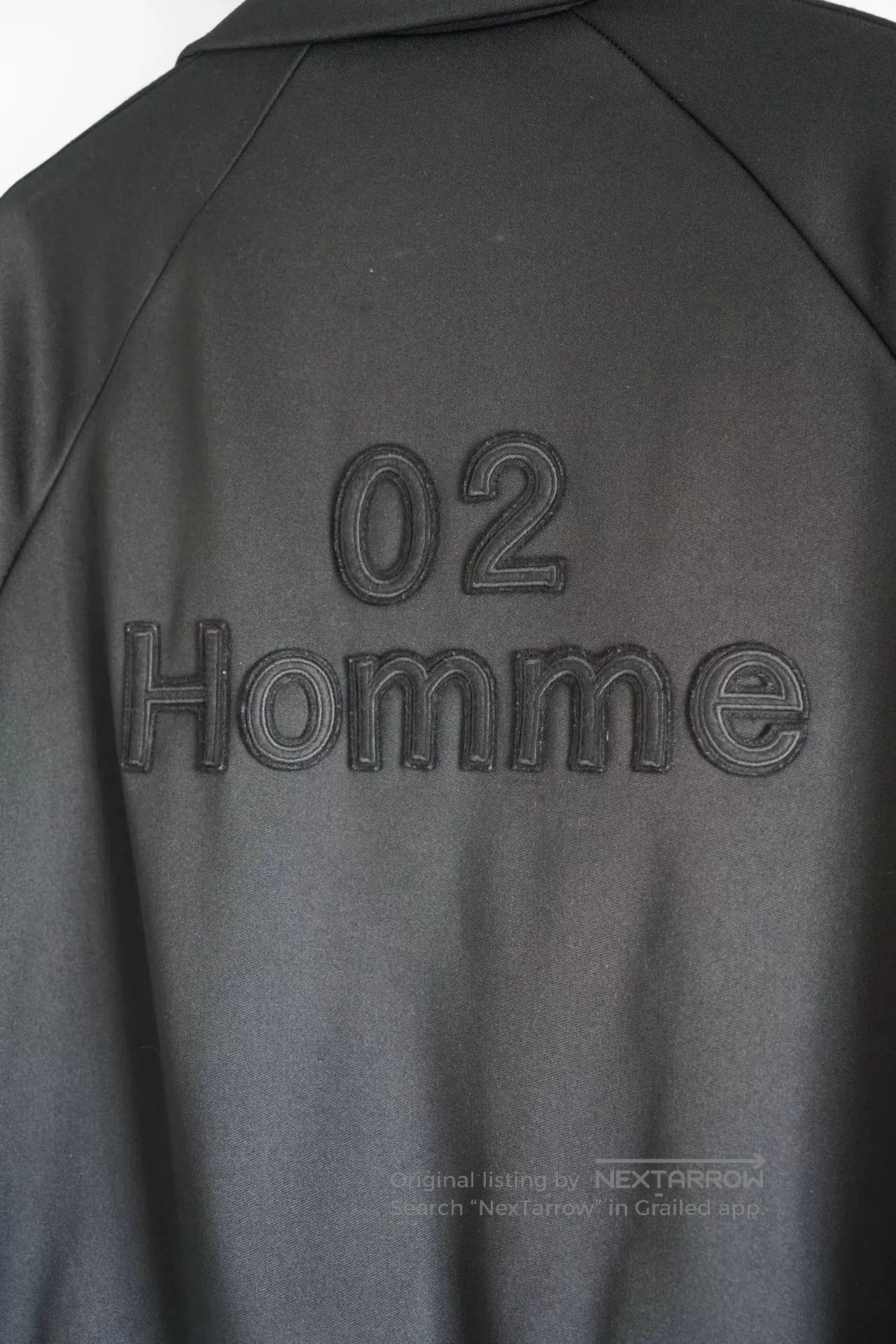 Yohji Yamamoto black zip jacket with embroidery details. Size US M / EU 48-50 / 2 - 4 Thumbnail