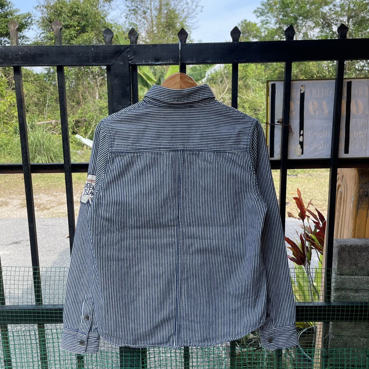 Japanese Brand 🔥🇯🇵K Mayer Striped Hickory Styles Buttons Works Shirts Size US M / EU 48-50 / 2 - 2 Thumbnail