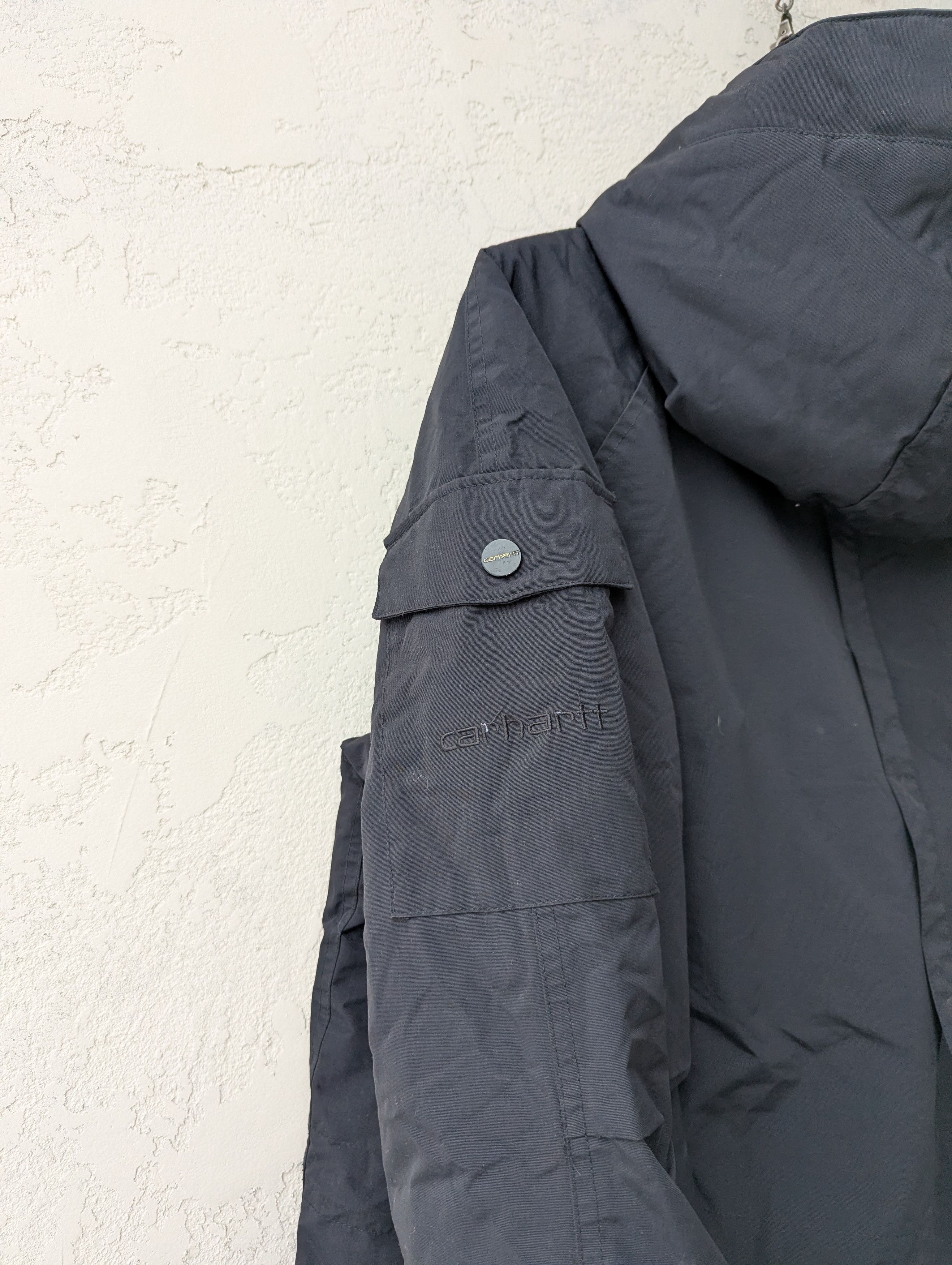 Carhartt Wip Carhartt WIP VTG Anchorage Parka Black Men's Sz M Size US M / EU 48-50 / 2 - 19 Thumbnail