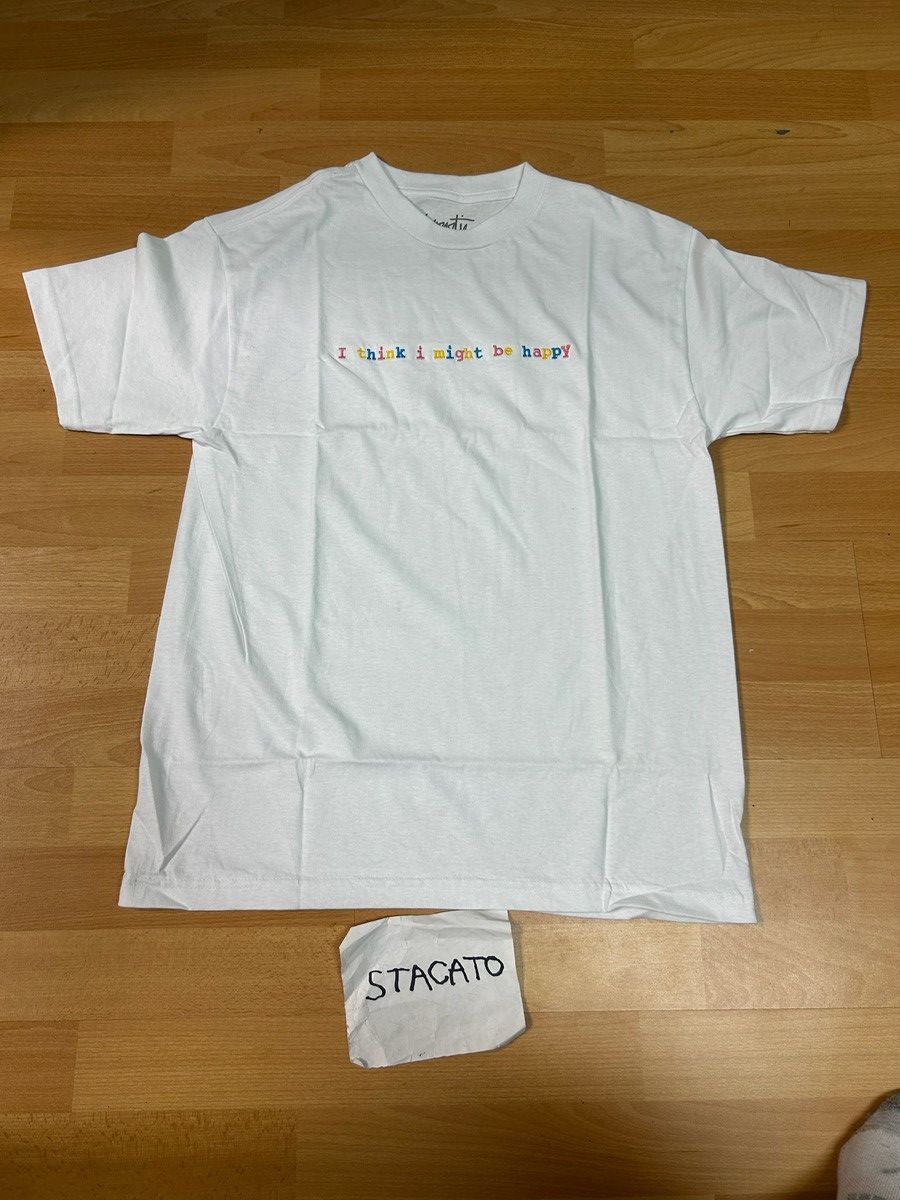 Gnarcotic × Rap Tees Gnarcotic Lil Gnar I Think I Might Be Happy Tee White Size US M / EU 48-50 / 2 - 1 Thumbnail