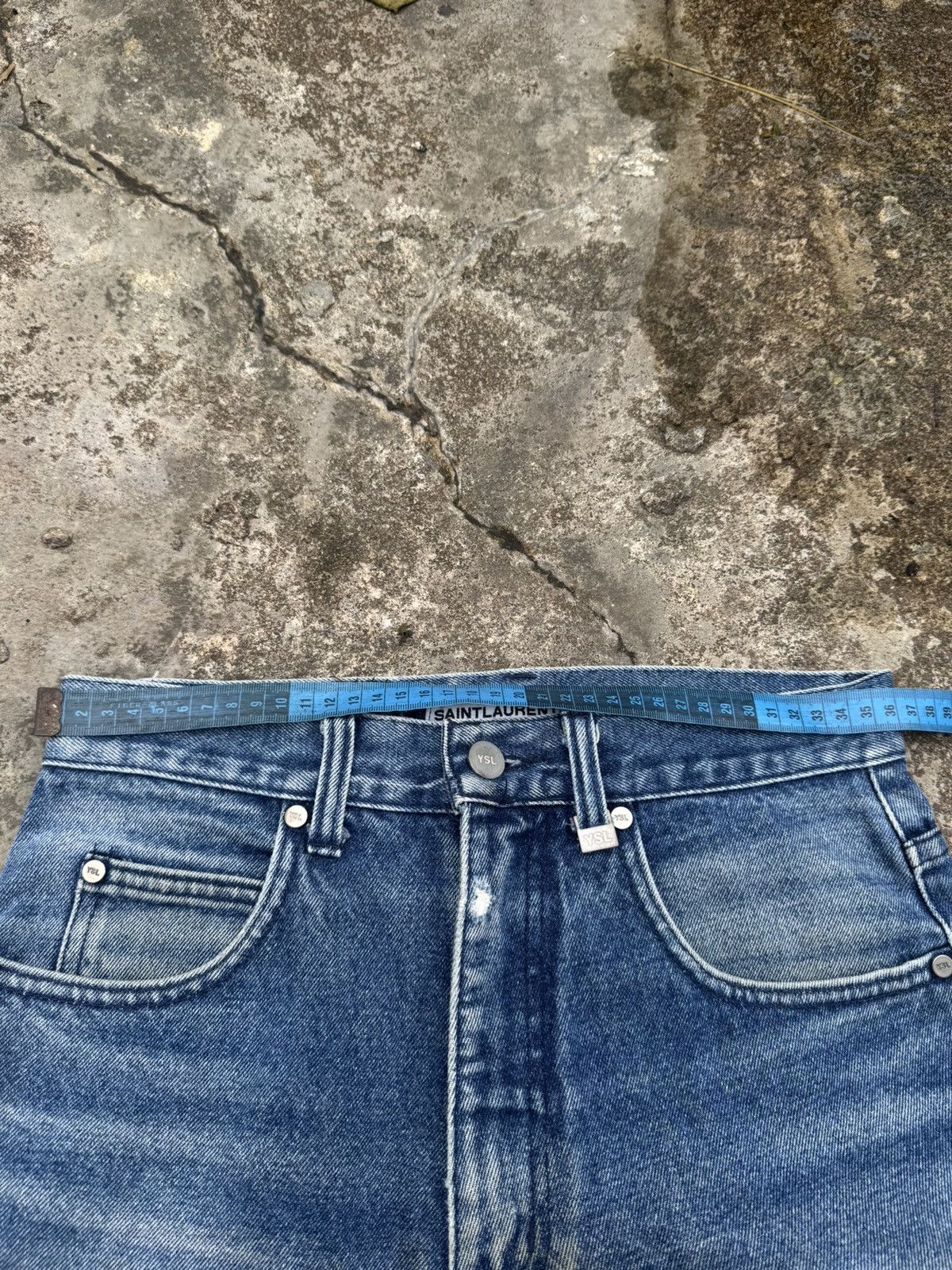 Saint Laurent Paris SAINT LAURENT JEANS HIGH WAISTED HEDI SLIMANE Size US 28 / EU 44 - 7 Thumbnail
