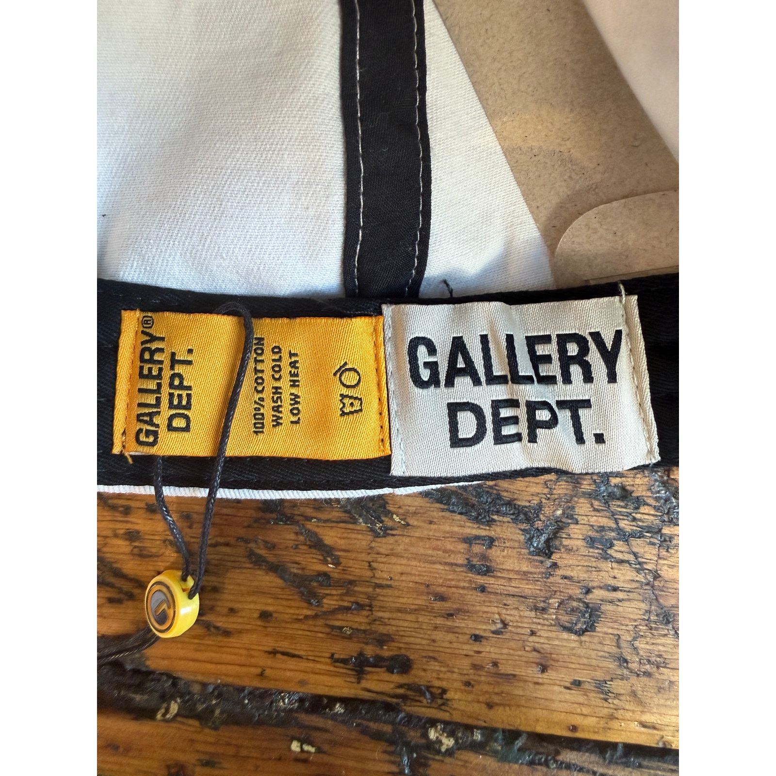Gallery Dept. Gallery Dept. White DEPT Logo Embroidered Snapback Hat Size ONE SIZE - 6 Thumbnail