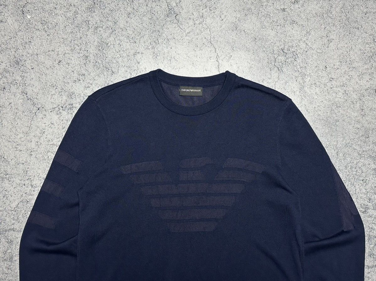 Emporio Armani Emporio Armani Big Logo Crewneck Sweater Size US S / EU 44-46 / 1 - 2 Thumbnail
