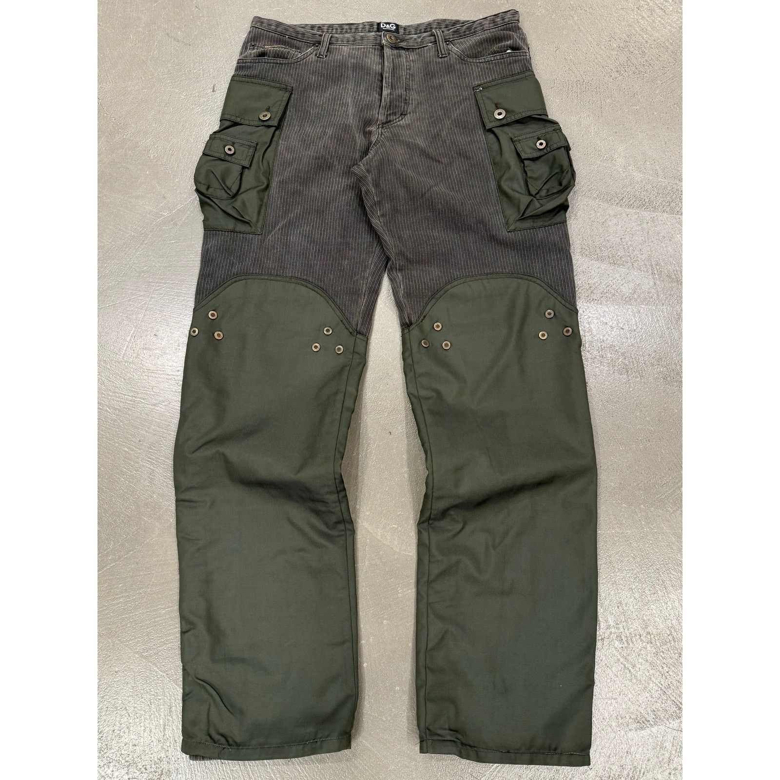Dolce & Gabbana A/W2004 Dolce & Gabbana double layer hybrid cargo pants Size US 33 - 1 Thumbnail