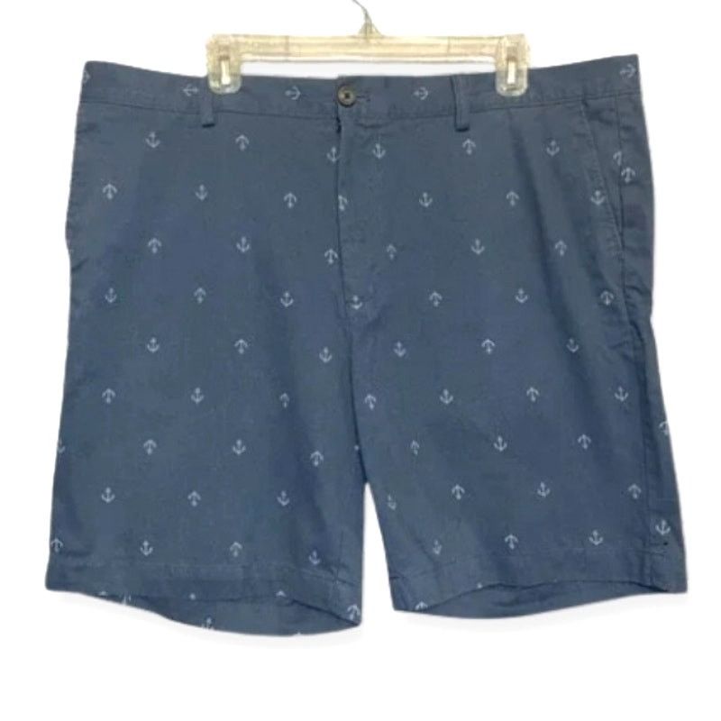 Other Amazon Essentials Chino Short Nautical Anchor Blue White 42 Size US 42 / EU 58 - 2 Thumbnail
