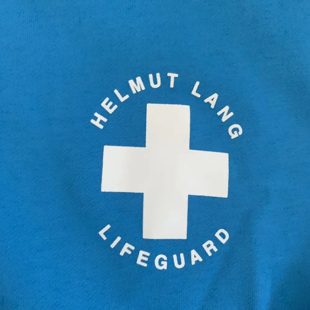 Helmut Lang Helmut Lang Lifeguard Hoodie Blue L Knot Terry Size US L / EU 52-54 / 3 - 2 Thumbnail