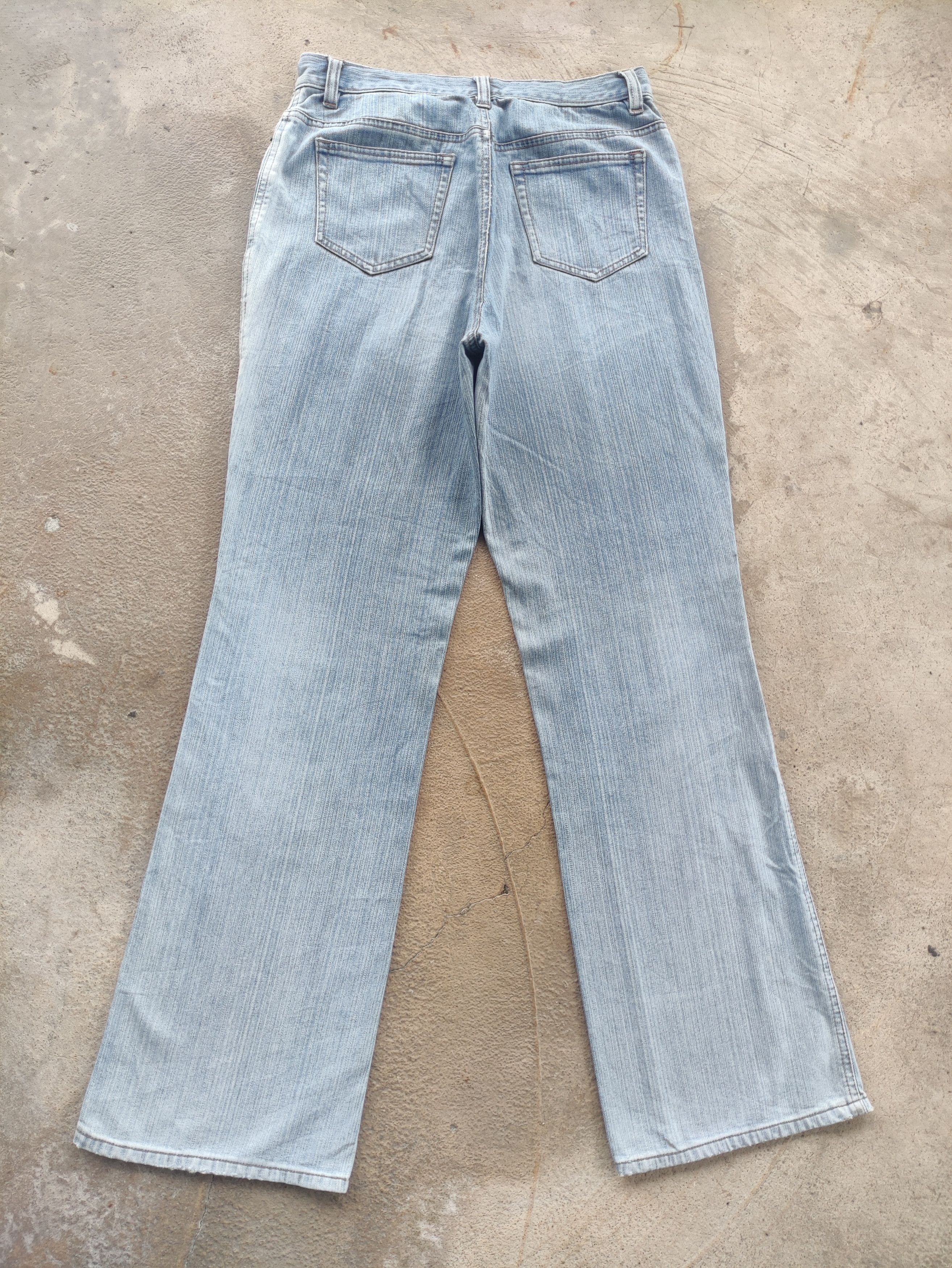 Japanese Brand Vintage Japanese Flare Denim Distressed Faded Denim Size US 30 / EU 46 - 8 Thumbnail