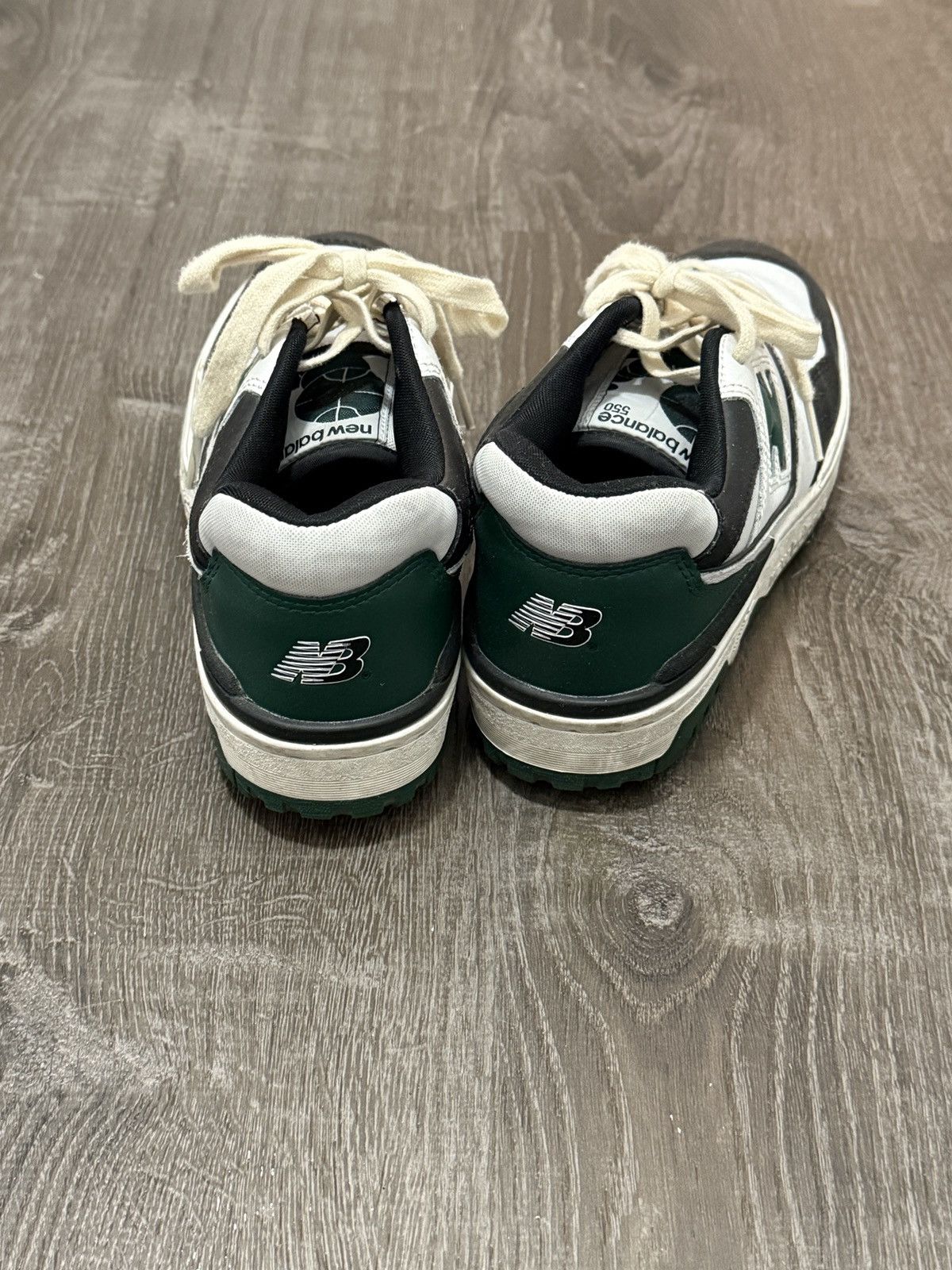New Balance Green white and black 550 Size US 8 / EU 41 - 2 Thumbnail