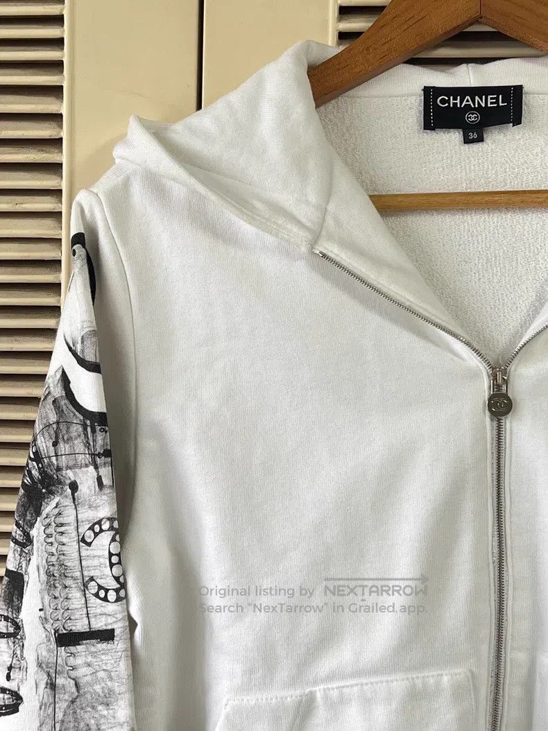 Chanel Chanel Astronaut Printed Hooded Sweatshirt Jacket Size XS / US 0-2 / IT 36-38 - 4 Thumbnail