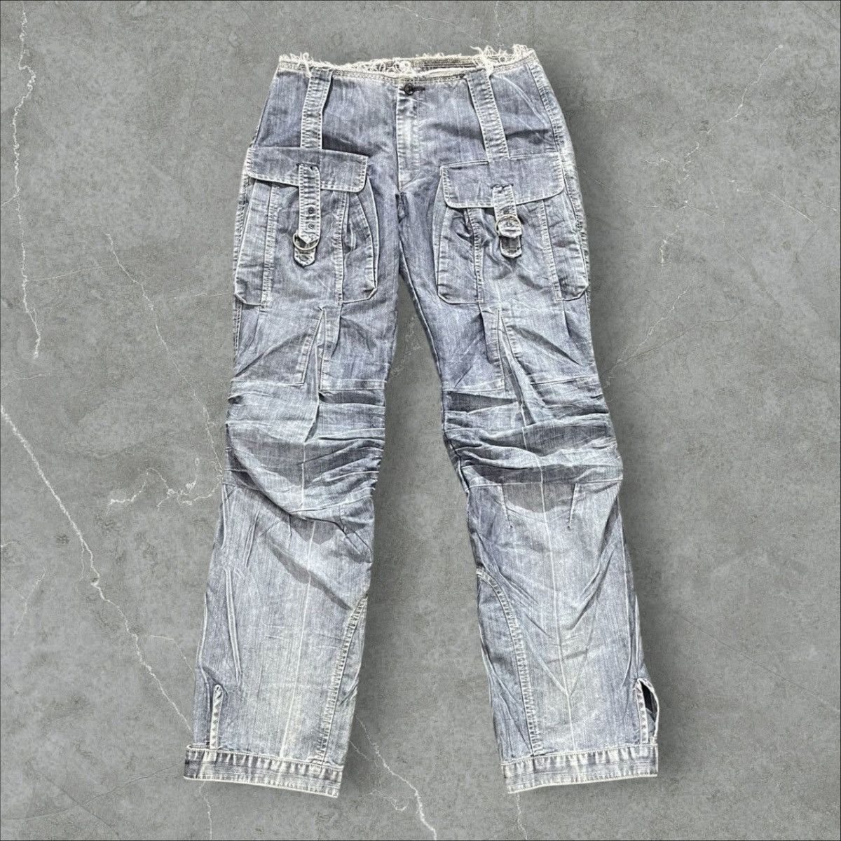 Marithe + Francois Girbaud Vintage MFG Marithe Francois Girbaud Bondage Denim Jeans Size US 29 - 1 Thumbnail