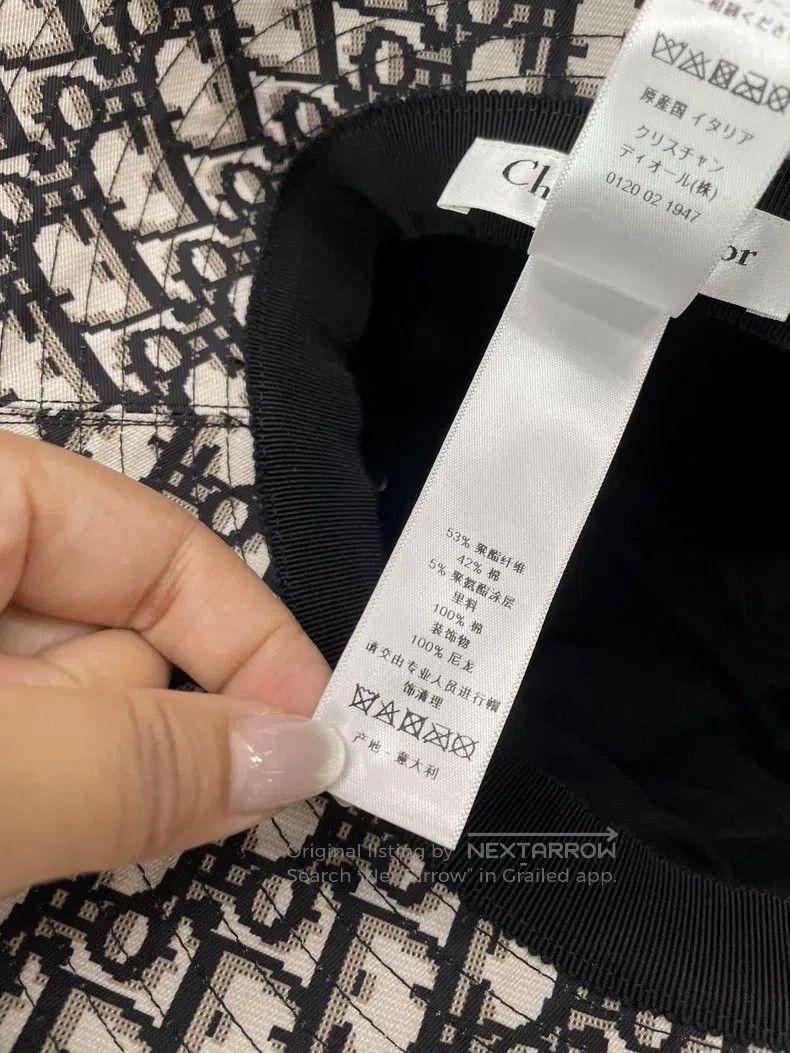 Dior Dior Lace-stitched fisherman's hat Size ONE SIZE - 6 Thumbnail