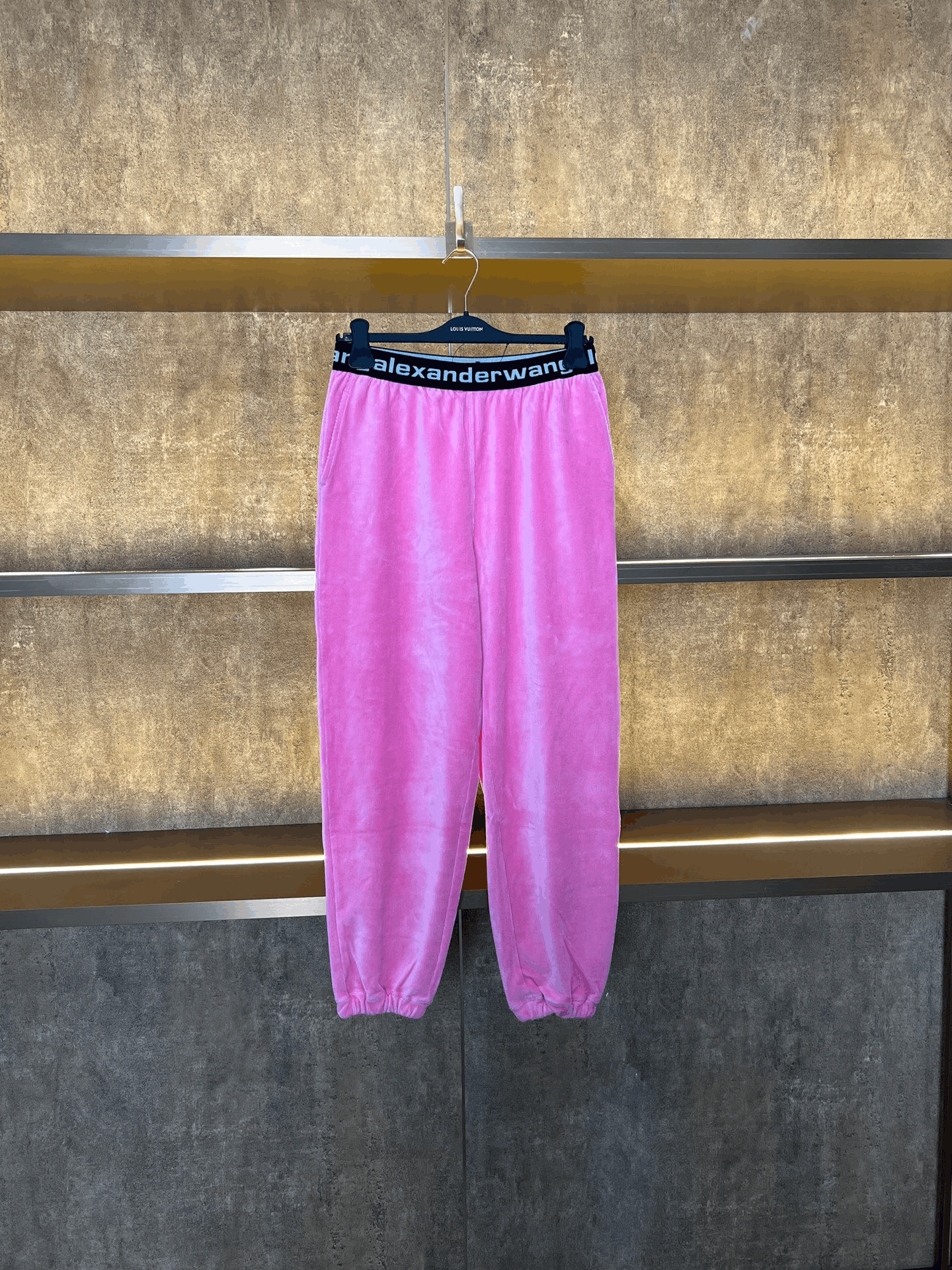 Alexander Wang Alexander Wang Pink Velvet Sweatpants Size 22" - 1 Thumbnail