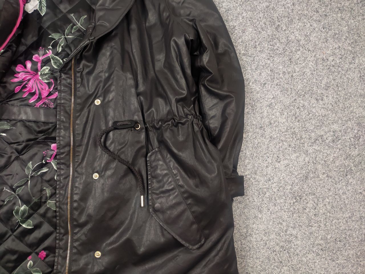 Vintage Joules swanson Design Wax Style Canvas Coat Parka Jacket Size XL / US 12-14 / IT 48-50 - 6 Thumbnail