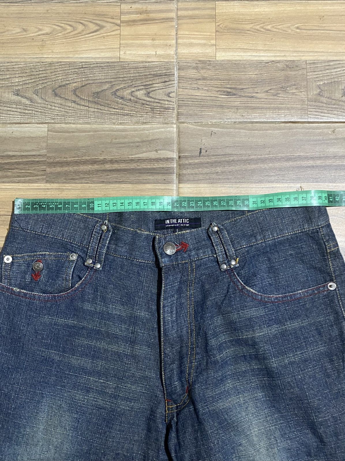 Japanese Brand × Vintage VINTAGE IN THE ATTIC DOUBLE ZIPPER POCKET JEANS Size US 30 / EU 46 - 11 Thumbnail