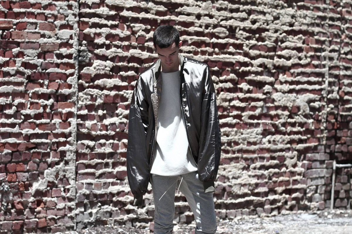 Arno De France Brand New 2017 ARNODEFRANCE Reversible Silk Bomber Jacket Size US L / EU 52-54 / 3 - 2 Thumbnail