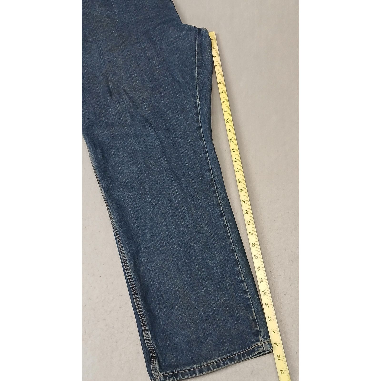 Dickies Dickie's (44x32) Men's Relaxed Carpenter Blue Denim Jeans Size US 44 / EU 60 - 5 Thumbnail