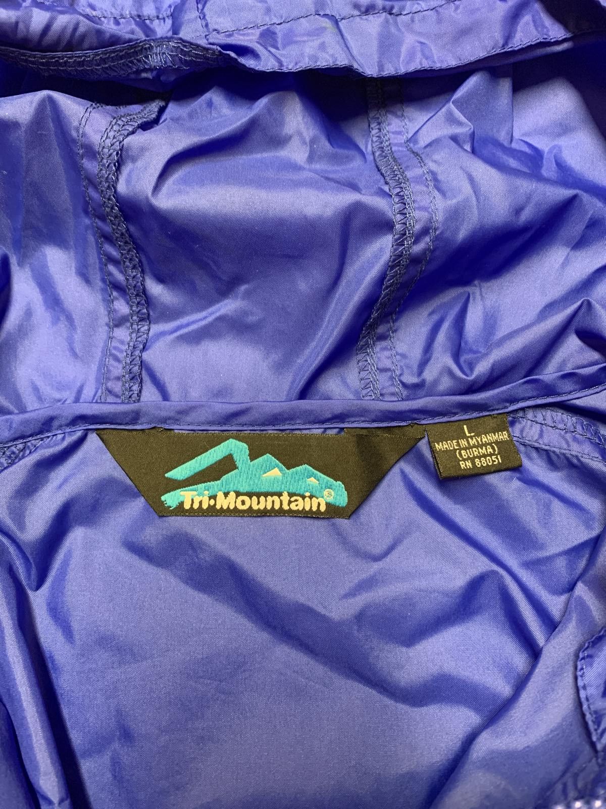 Other Tri Mountain Men's Blue Pullover L Rain Jacket Packable Size US L / EU 52-54 / 3 - 2 Thumbnail