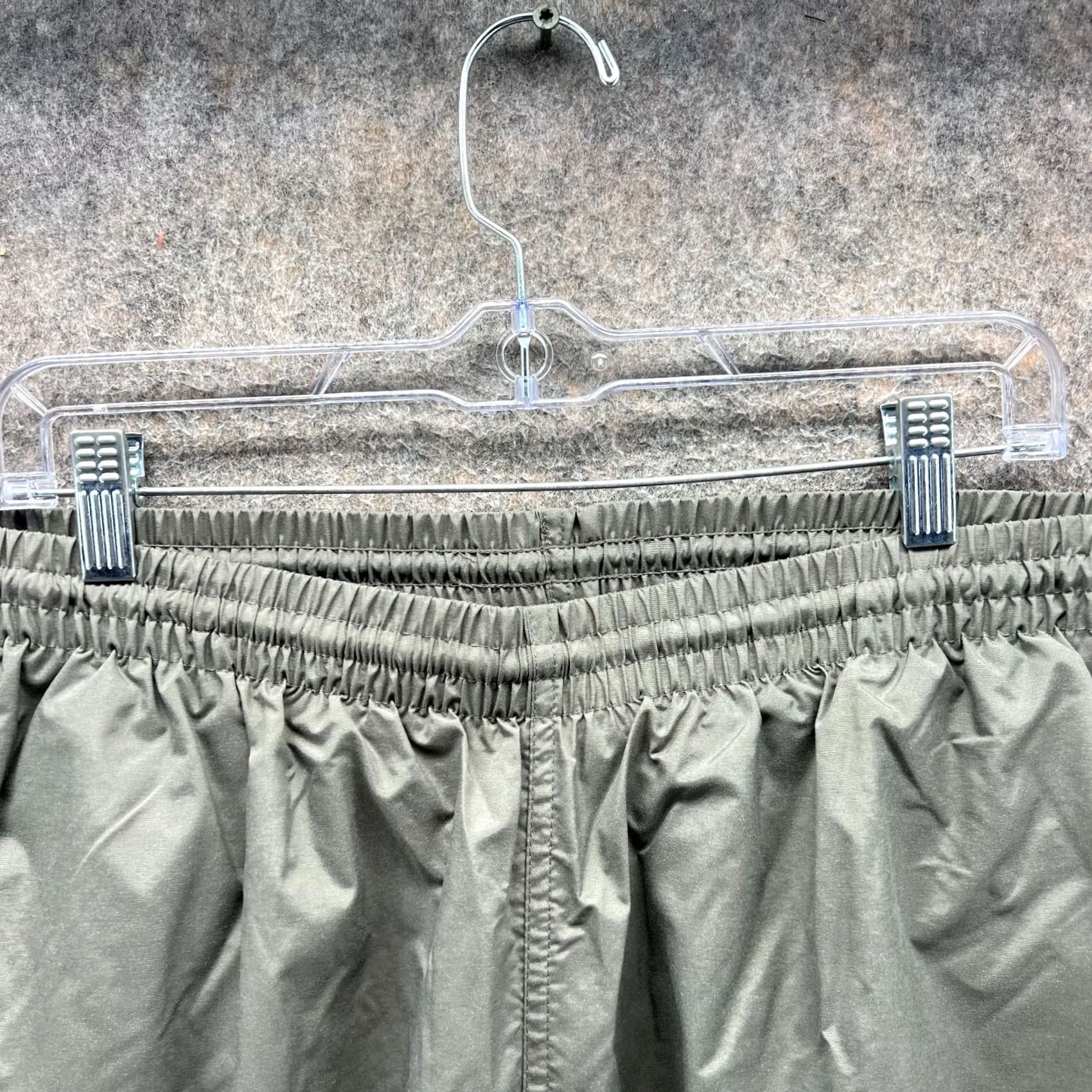 Nike VINTAGE Nike Pants Mens XXL Gray Nylon Fleece Lined Windbreaker Cargo Y2K Baggy Size US 39 - 5 Thumbnail
