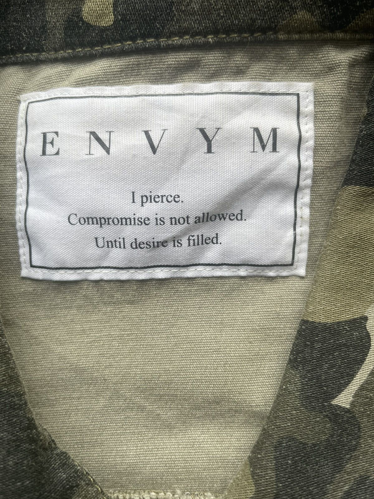 Japanese Brand Envym Camouflage Jacket Size L / US 10 / IT 46 - 12 Thumbnail
