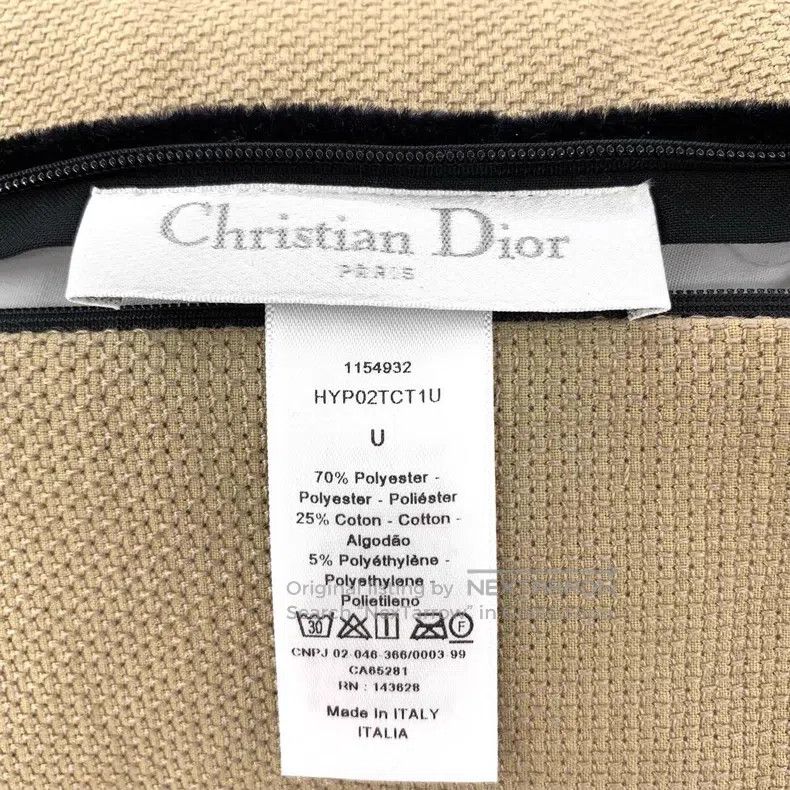 Dior Dior Zoo series logo letter pattern embroidered brown cush Size ONE SIZE - 8 Thumbnail