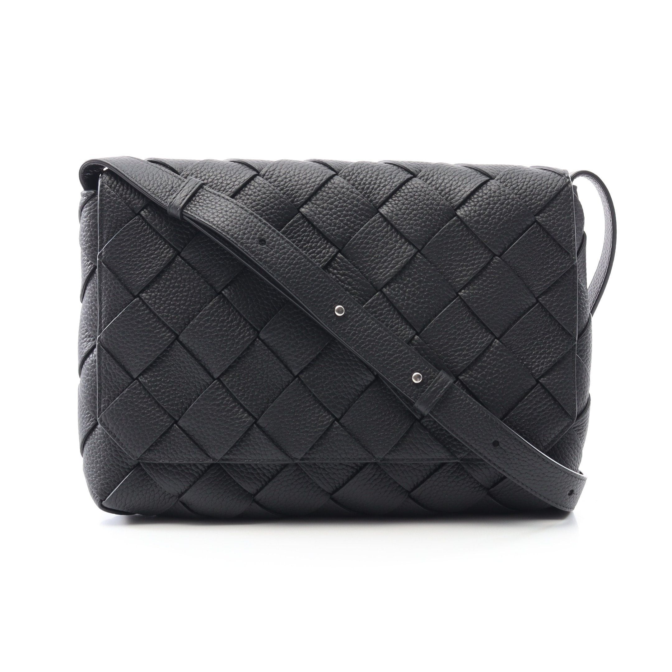 Bottega Veneta Bottega Veneta Large Diego Shoulder Bag Leather Black Size ONE SIZE - 1 Thumbnail