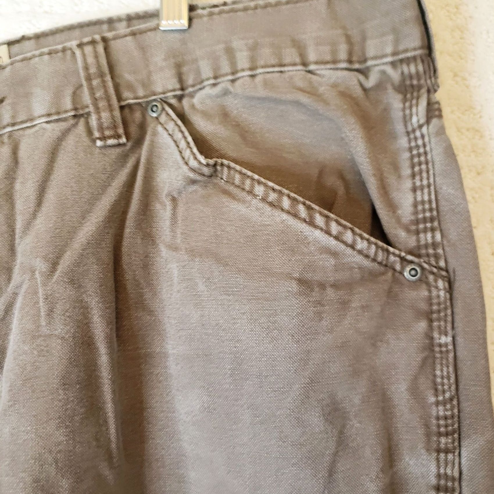 Vintage VINTAGE Schmidt Work Wear Men’s Brown Cotton Carpenter Pants SZ 44X30 Size US 44 / EU 60 - 6 Thumbnail