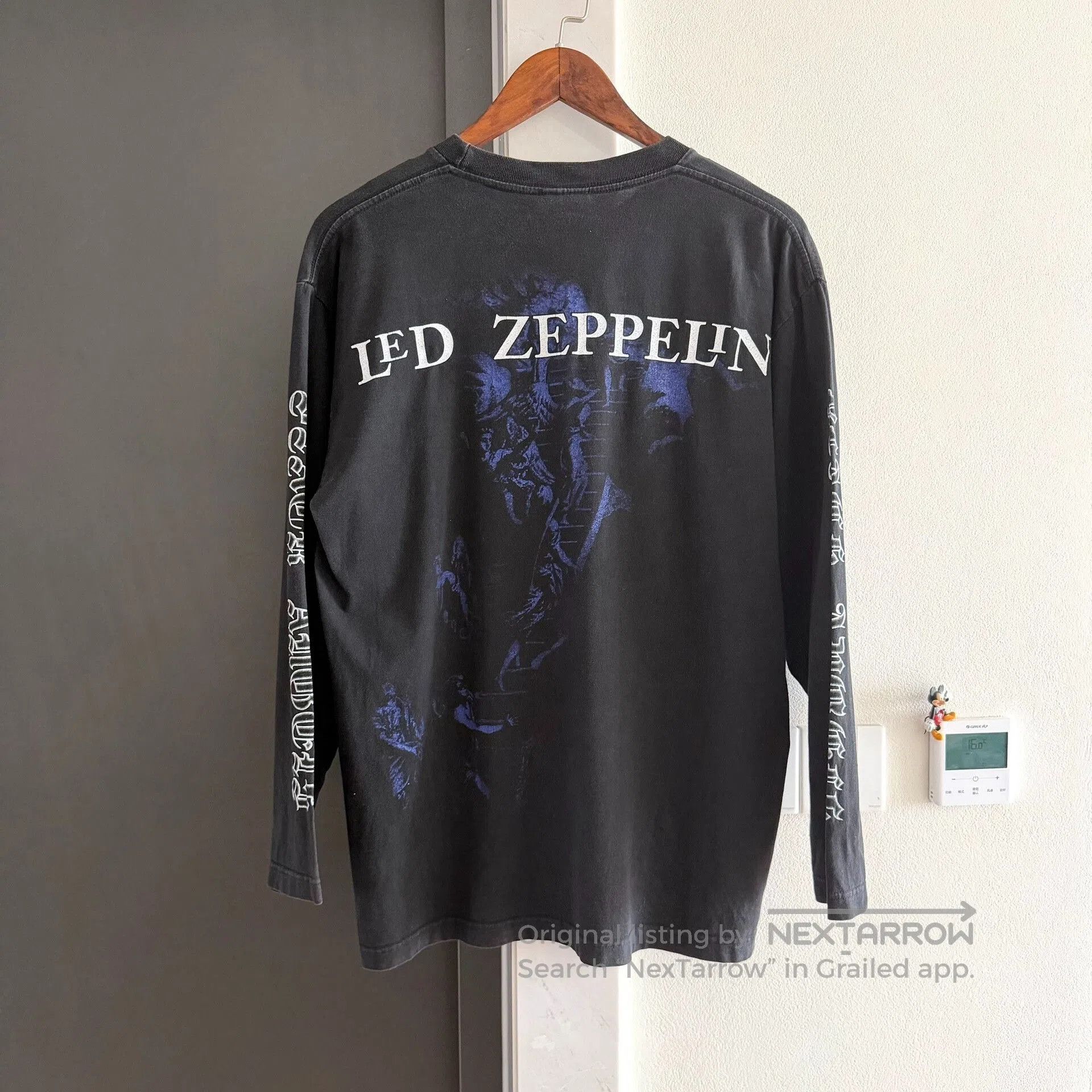 Vintage Vintage 90s Led Zeppelin Longsleeve Bootleg. Size US M / EU 48-50 / 2 - 2 Thumbnail