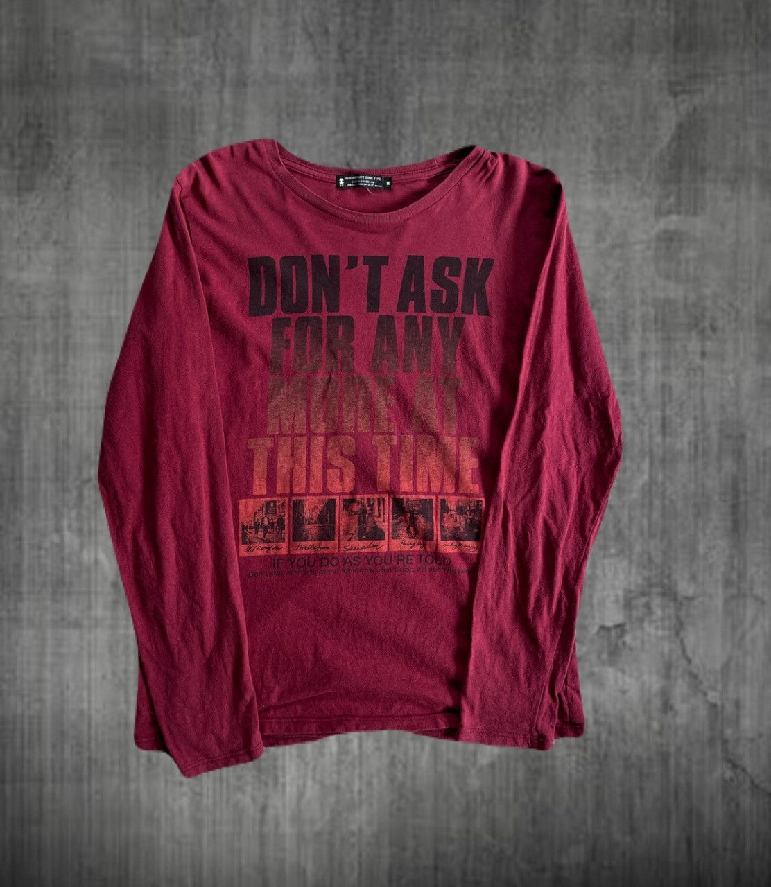 If Six Was Nine 2000s Japanese archive Vkei Poem Long Sleeve Tee Y2K Size US S / EU 44-46 / 1 - 1 Thumbnail