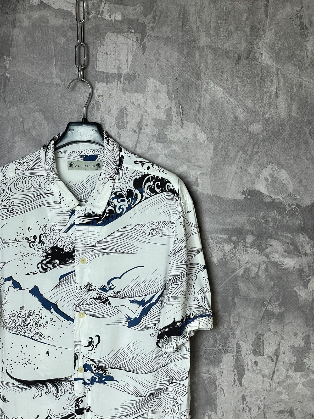 Allsaints Vintage Art Allsaints Hawaiian Japanese Brand Y2K shirt Size US M / EU 48-50 / 2 - 4 Thumbnail