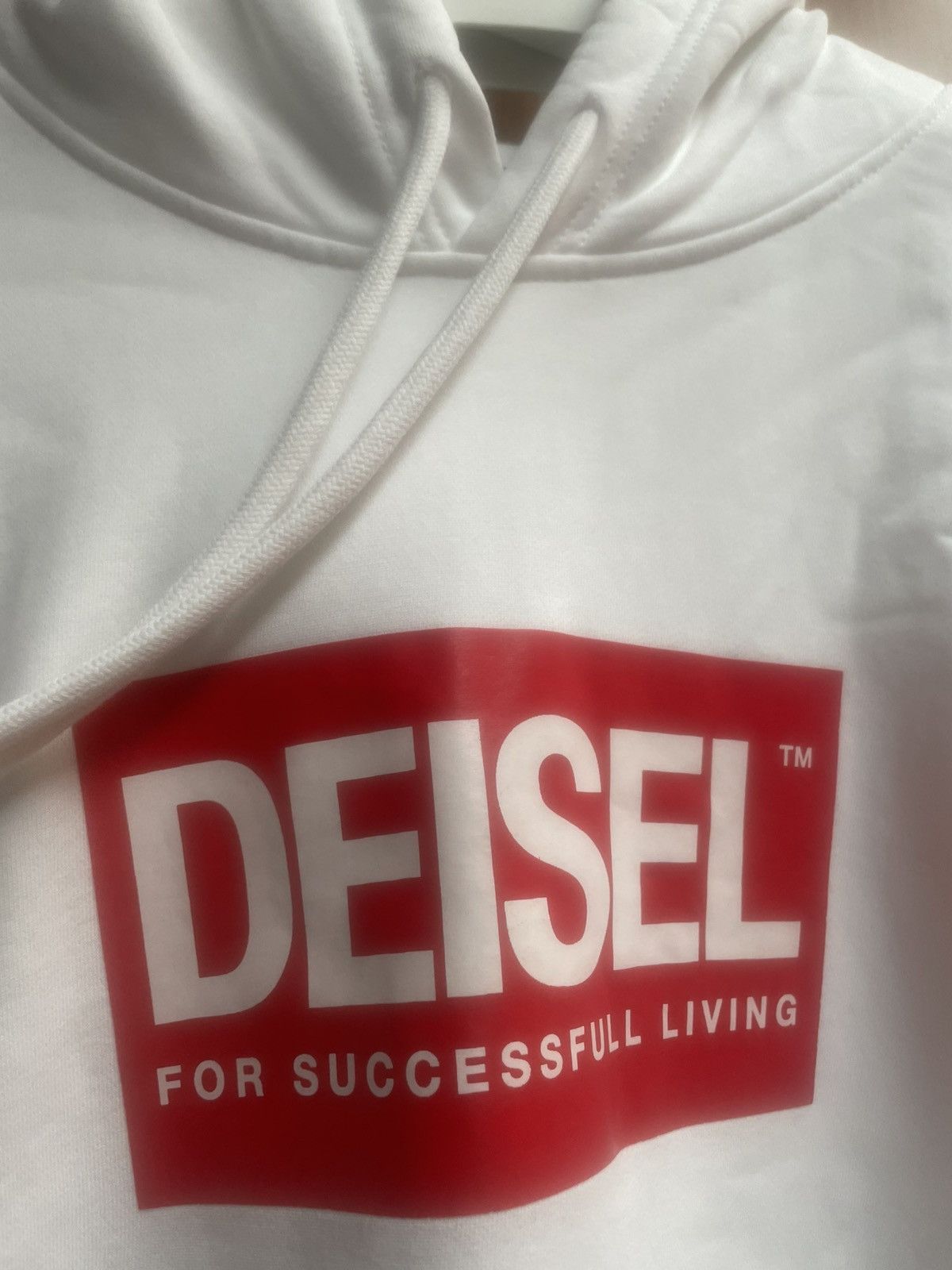 Diesel DEISEL Misspelled Logo Hoodie Oversized Size US XS / EU 42 / 0 - 2 Thumbnail