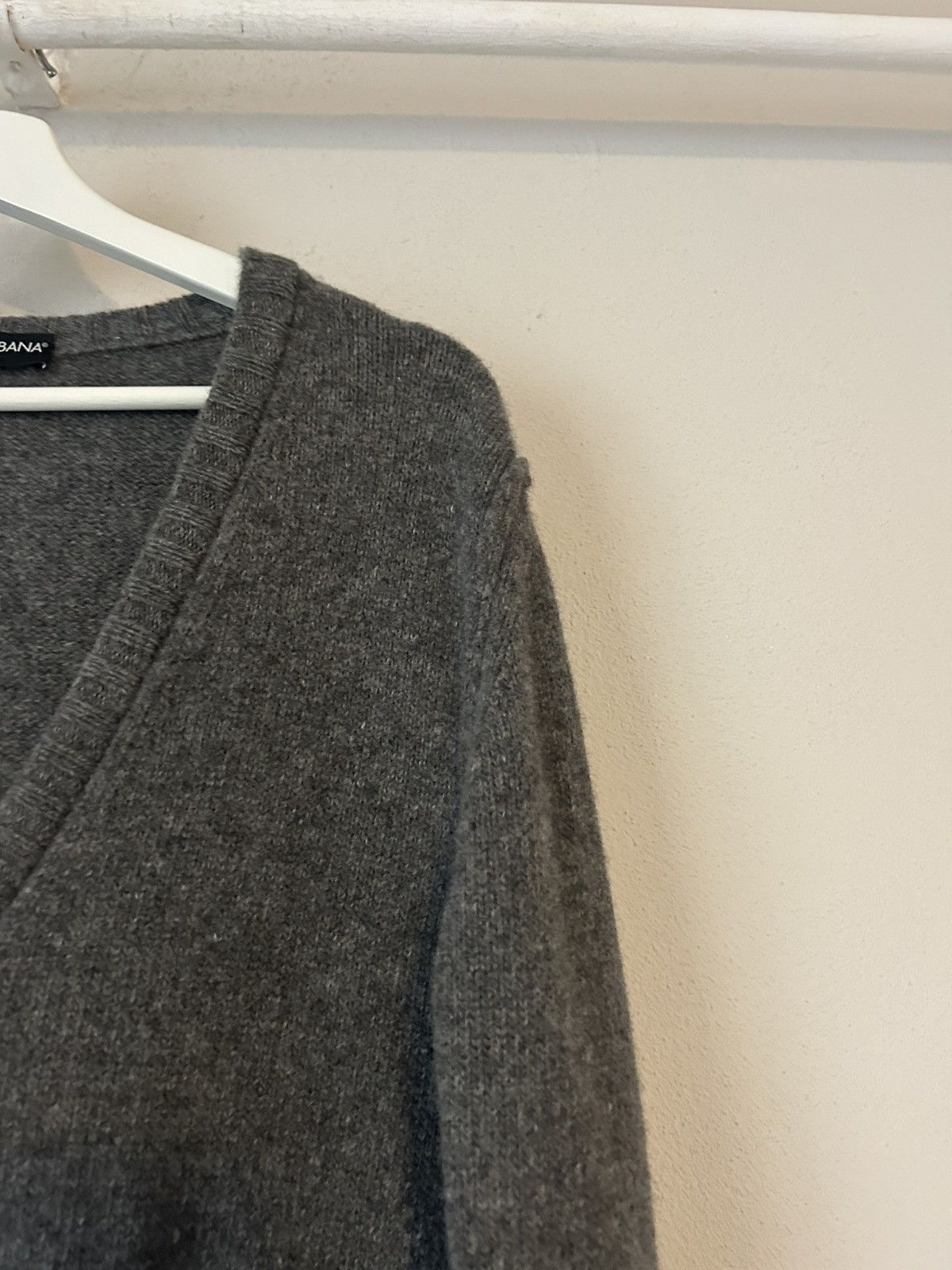 Dolce & Gabbana Dolce & Gabbana Virgin Wool Cardigan - Size 54 Size US L / EU 52-54 / 3 - 6 Thumbnail