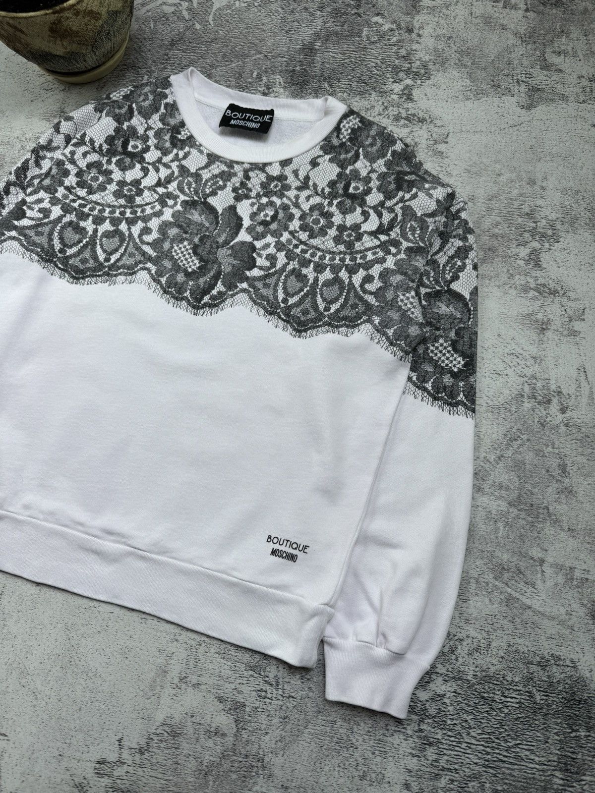 Boutique Moschino Vintage Rare Monogram Boutique Moschino Print Sweatshirt Size M / US 6-8 / IT 42-44 - 5 Thumbnail