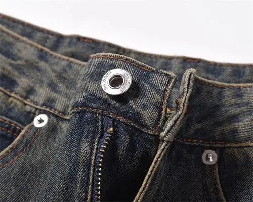 VIBE American retro men's washed distressed bootcut jeans Size US 32 / EU 48 - 3 Thumbnail