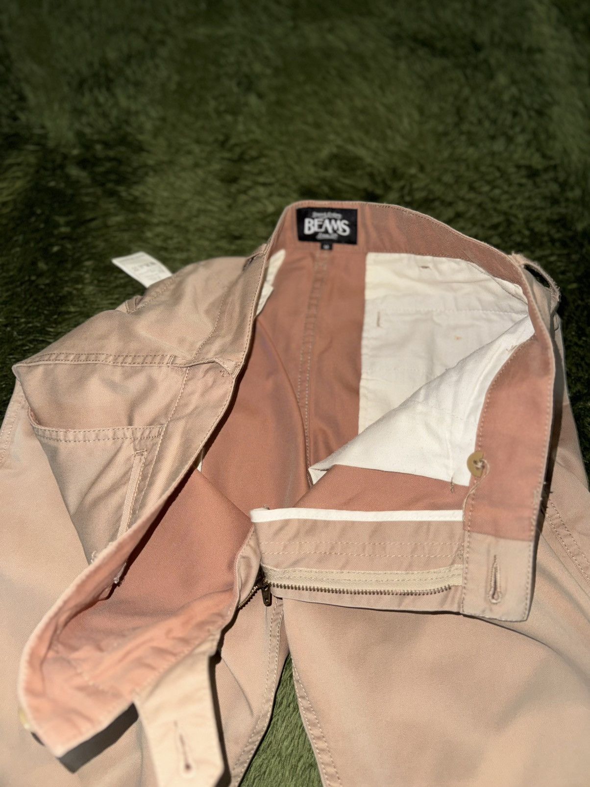 Beams Japan [M] Beams Japan Cotton Chino Pants Beige Size US 32 / EU 48 - 3 Thumbnail