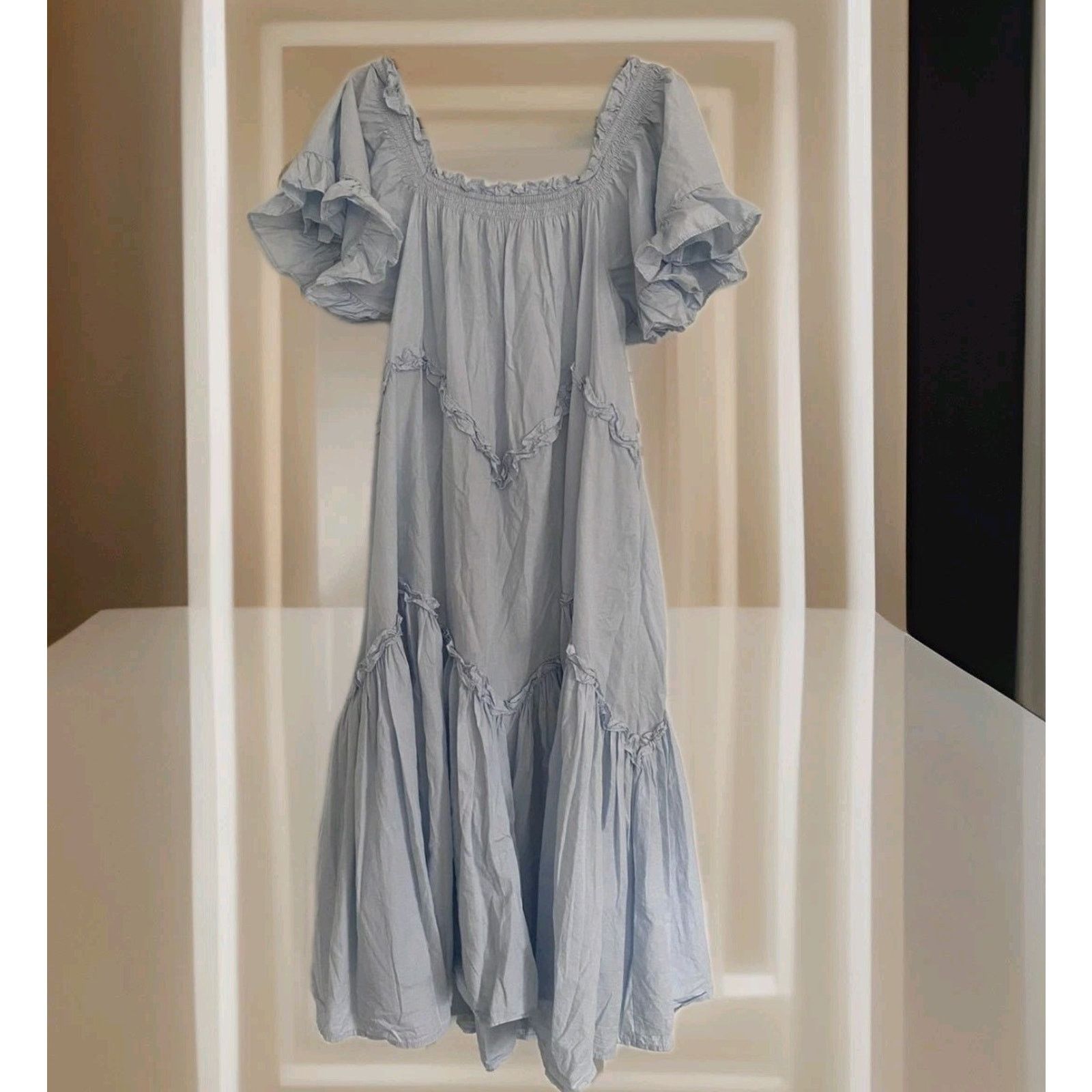 Free People FREE PEOPLE Women’s Endless Summer Harriet Ruffle Dress L Size L / US 10 / IT 46 - 3 Thumbnail