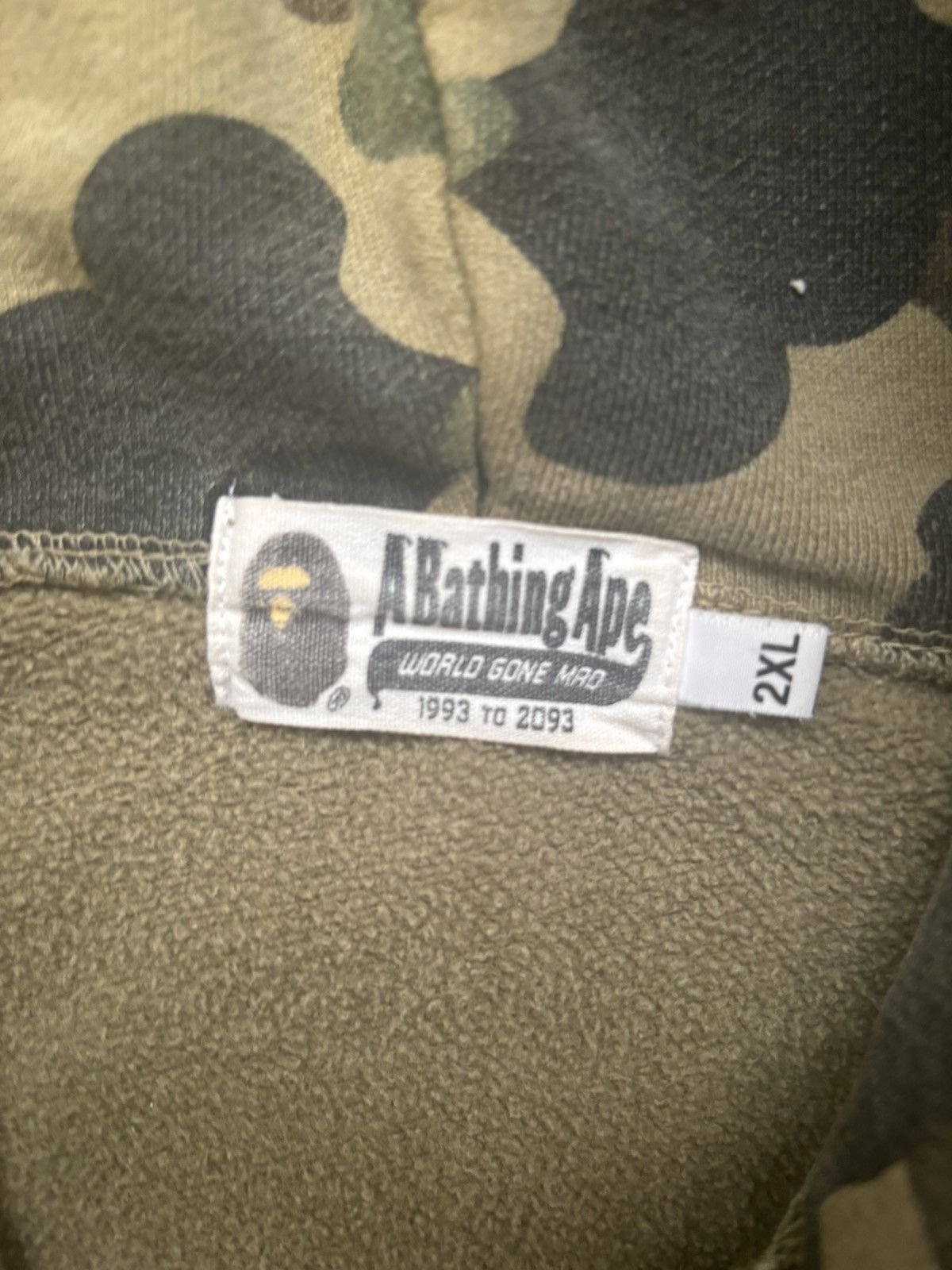 Bape Bape woodland camo re-release Size US XXL / EU 58 / 5 - 6 Thumbnail