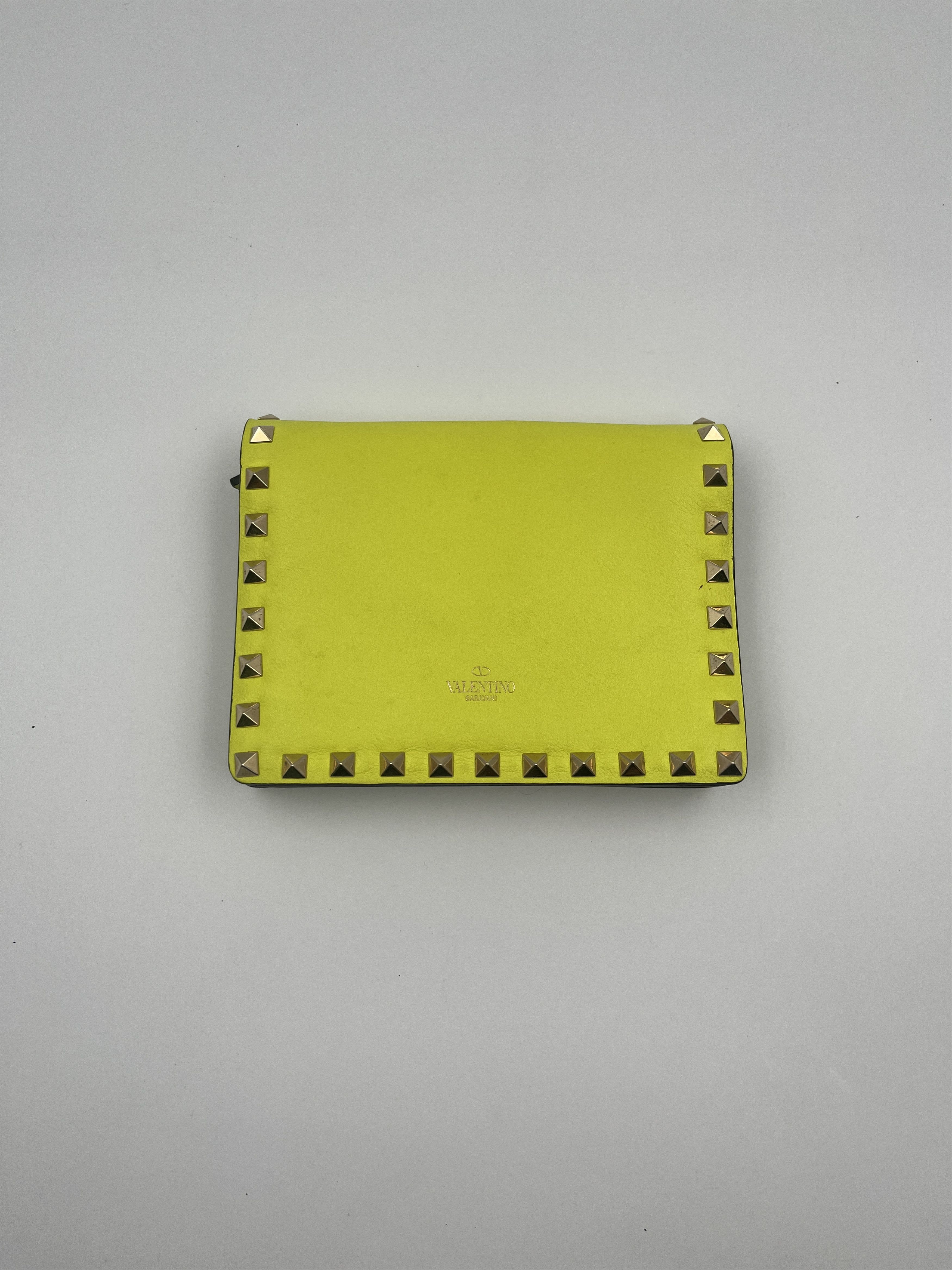 Valentino Valentino Neon Yellow Rockstud Handbag Size ONE SIZE - 1 Thumbnail