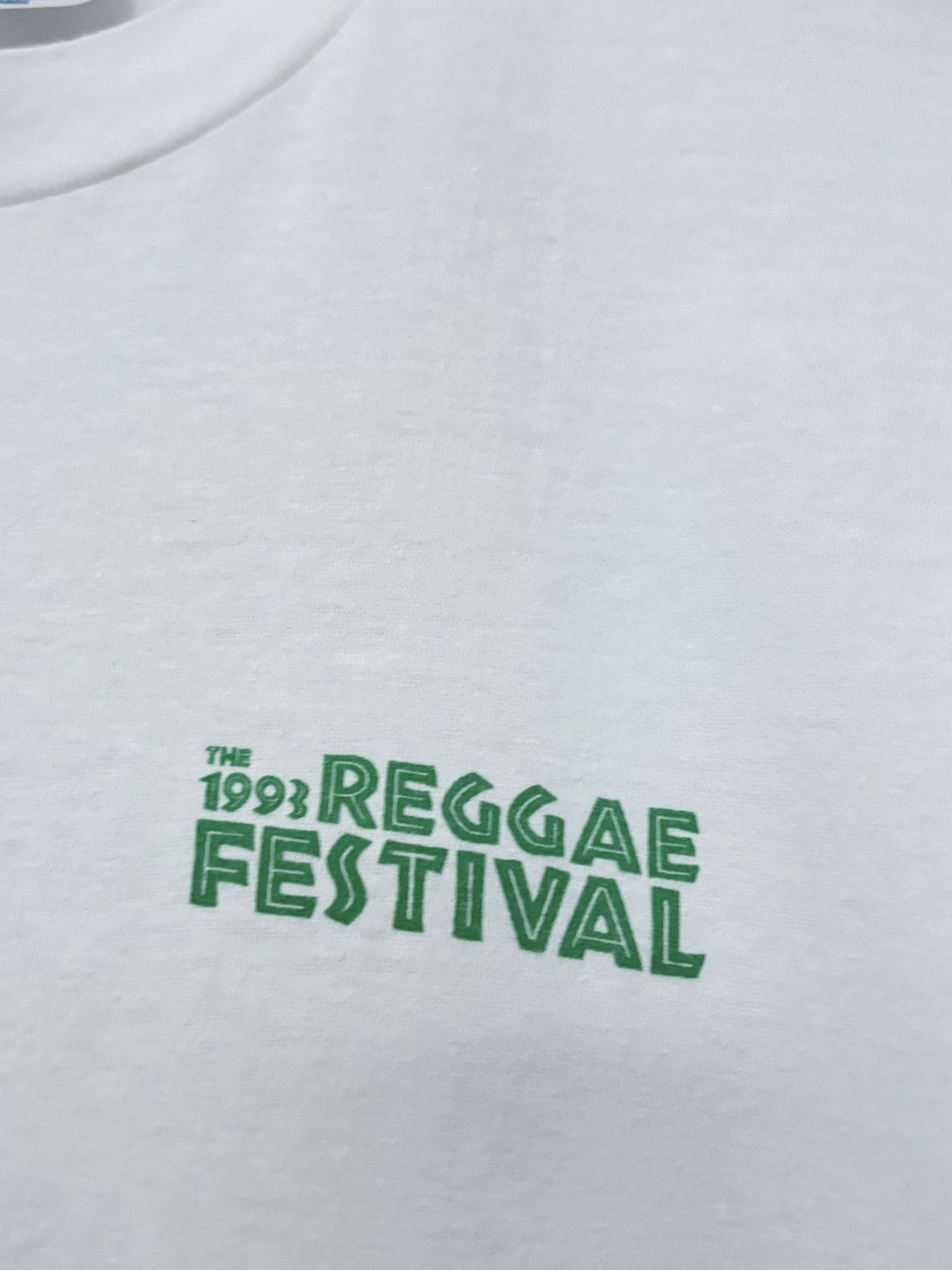 Vintage 90s Reggae Festival Common Sense Donovan HR Queen Ekanem Tee Size US XL / EU 56 / 4 - 3 Thumbnail
