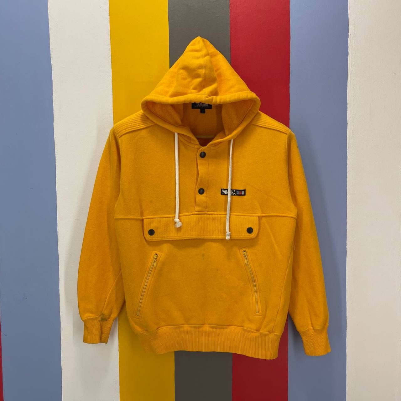 Yamaha Vintage YAMAHA Anorak Style Hoodie / Jacket #2623/AB Size US S / EU 44-46 / 1 - 1 Thumbnail