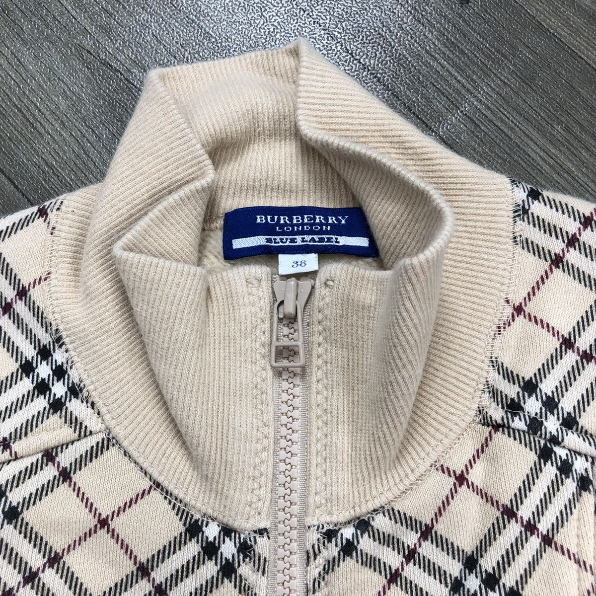 Burberry Luxury Burberry London Blue Label Nova Check Track Jacket Size US S / EU 44-46 / 1 - 3 Thumbnail